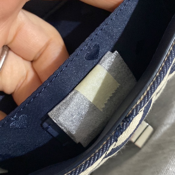 KATE SPADE New York natalia lurex stripe Medium flap shoulder bag Multi - Picture 5 of 8